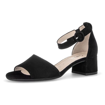 Abbildung von Gabor Sandalette &quot;TUNIS&quot;, Blockabsatz, Businessschuh, Festtagsschuh, Zierschnalle, G Weite