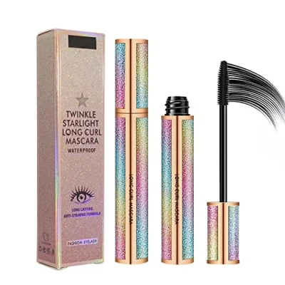 Abbildung von 4D Waterproof Mascara, intensive Länge, voluminöse Wimpern, lang anhaltende, hypoallergene Formel
