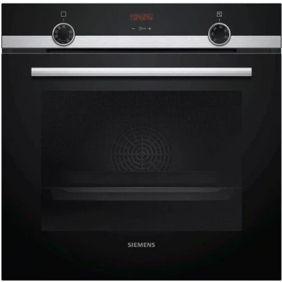 Abbildung von SIEMENS Backofen ecoClean 3D Heißluft Pizzafunktion Teleskopauszug HB532AER0 autark
