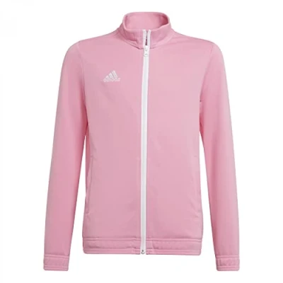 Abbildung von adidas Performance Entrada Track Unisex Trainingsjacke für Kinder, Größe: 164, Rosaweiss