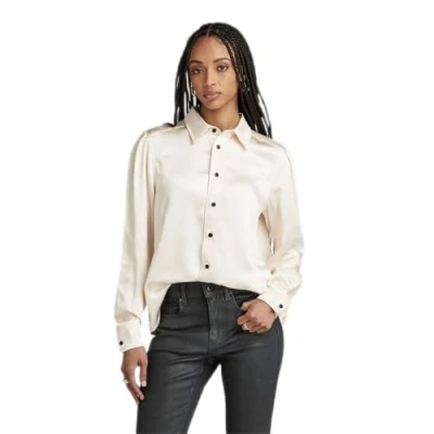 Abbildung von G Star BOXY Hemdbluse, Damen, Größe: XL, Eggnog