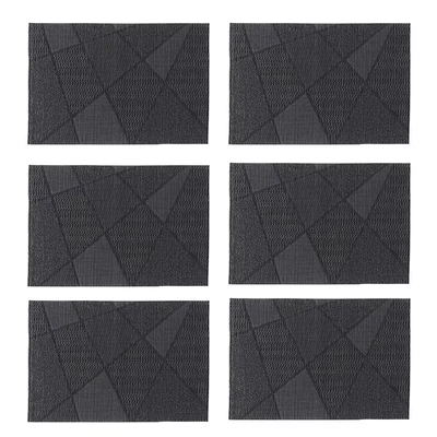 Abbildung von Zeller Present Platzset, (Set), stylisches Muster, 6 teilig, Kunststoff, 30 x 45 cm