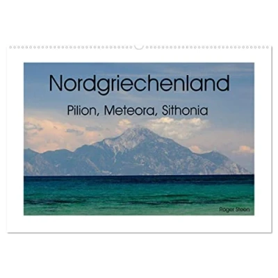 Abbildung von Nordgriechenland Pilion, Meteora, Sithonia (Wandkalender 2025 DIN A2 quer), CALVENDO Monatskalender