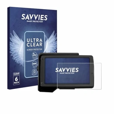 Abbildung von Savvies 6 Stück Schutzfolie für BMW R 1250R S Navigator V 5&quot; Displayschutz Folie Ultra Transparent
