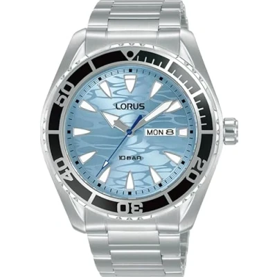 Abbildung von Lorus Herren Analog Quarz Uhr mit Edelstahl Armband RH389AX9