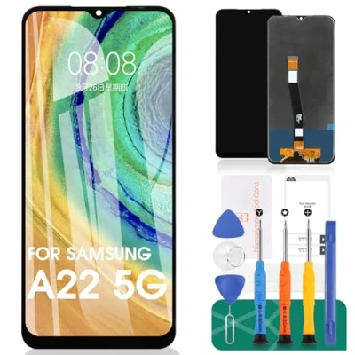 Abbildung von Für Samsung Galaxy A22 5G LCD Bildschirm A226 Ersatz SM A226B Display Touch Digitizer Assembly A226B/DS, A226B/DSN Reparatur Teile Kits