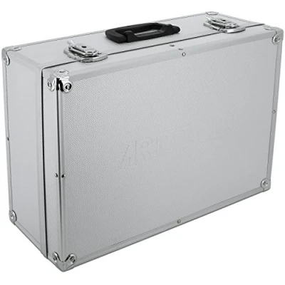 Abbildung von ECI Tools Werkzeugkoffer Aluminium Koffer Silber mit Werkzeughalter Leer (LxBxH) 450 x 320