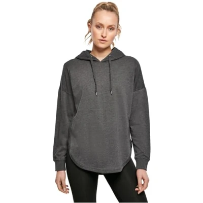 Abbildung von Build Your Brand Damen Ladies Oversized Hoody Kapuzenpullover, Grau (Grey), XS