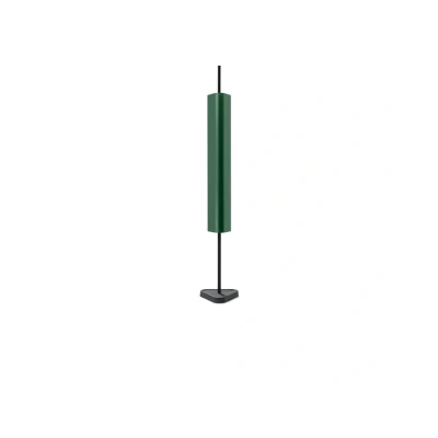 Abbildung von FLOS LED Tischleuchte Emi, dunkelgrün, dimmbar, Höhe 114 cm