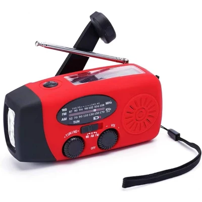 Abbildung von fontastic Radio Rock Solar, Dynamo AM/FM/WB Kurbelradio, Taschenlampe Notfallradio (AM/FM/WB Digital Radio)