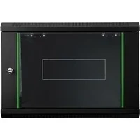 Abbildung von DIGITUS Netzwerkschrank 19 Zoll Rack 12HE Wandmontage 450mm Tiefe Traglast 60kg Dynamic Basic Serie Schwarz