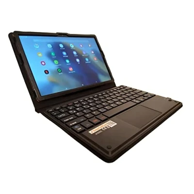 Abbildung von SonnyGoldTech MQ21 für Galaxy Tab A8 10.5 Bluetooth Tastatur Tasche mit Touchpad Samsung Hülle LTE SM X205 WiFi X200 Layout Deutsch QWERTZ