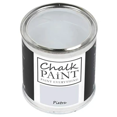 Abbildung von Chalk Paint Everything® Pietra Kreidefarbe Wasserbasis für Alle Oberflächen einfach zu verarbeiten ohne schlechten Geruch Extra Matt (250 ml)