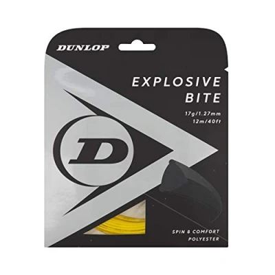 Abbildung von Dunlop Unisex Adult Explosive Bite Tennis Racket String, Yellow, One Size
