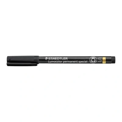 Abbildung von STAEDTLER 319 S 9 Folienstift Lumocolor special Spitze, circa 0.4 mm, permanent, 10 Stück im Kartonetui, schwarz