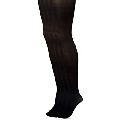 Abbildung von Dim Strumpfhosen Les Opaques Velouté Komfort Weich Damen x4, Black, S M