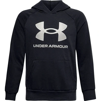 Abbildung von Under Armour Rival Kapuzenpullover für Kinder, Größe: 128, Black