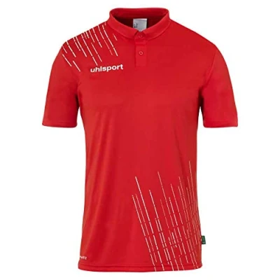 Abbildung von uhlsport Herren Score 26 Poly Poloshirt Und Jungs Sport Polo, Rot/Weiß, 4XL EU