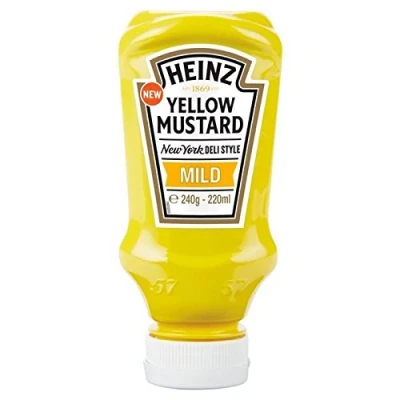 Abbildung von Heinz Gelber Senf New York Deli Stil Mild 240G (Packung mit 2)