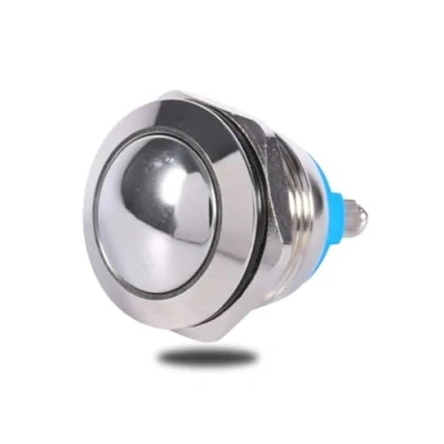 Abbildung von Keenso Auto Druckknopf, 19mm 12V 3A Wasserdicht Momentan Druckknopf Hupen Drucktaster