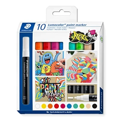 Abbildung von Lumocolor paint marker ronde punt set 10 st