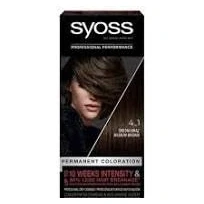 Abbildung von Syoss Permanent Coloration Haarfärbemittel, 4.1 Medium Braun 115 ml