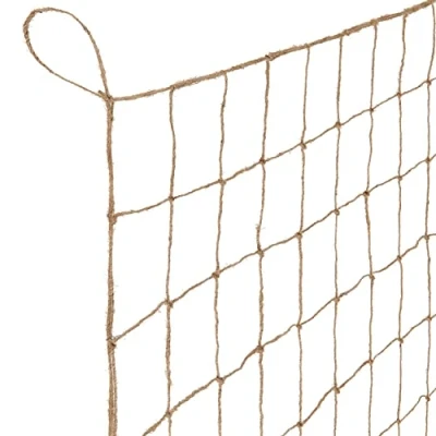 Abbildung von GardenGloss Rankhilfe Jute Ranknetz: Nachhaltig, biologisch abbaubar, für Gurken, Tomaten