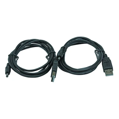 Abbildung von DeLock (2er Pack) USB Kabel A &gt; DC 3,5x1,35 St/St 1.50m