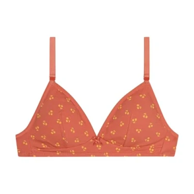 Abbildung von Dim Bh Les Pockets Ohne Bügel Aus Baumwolle Komfort Weich Mädchen x1, Braun/Orange, 55A