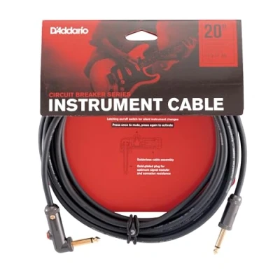 Abbildung von D &#039;Addario pw aglra 20 ft LS Instrument Kabel mit Latching geben, Schalter/rechts Winkel Stecker
