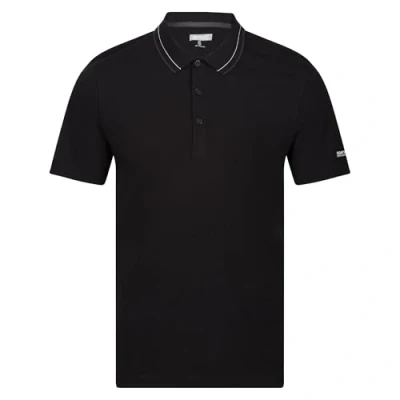 Abbildung von Regatta Forley Herren Poloshirt, kurzärmelig, Schwarz , 3XL