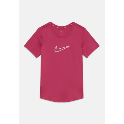 Abbildung von Nike Performance ONE Unisex Sport Tshirt für Kinder, Größe: 146/156, Sweet beet/white