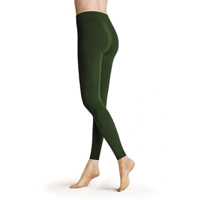 Abbildung von Hudson Damen Leggings Seamless blickdicht matt 90 DEN Moss green 0537 M L