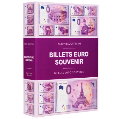 Abbildung von Leuchtturm, Souvenir Banknoten, Album (gebunden) geeignet für 420 Scheine, mit 70 Blätter Designdruck Abm: 180x255x55 mm. pro Stk.