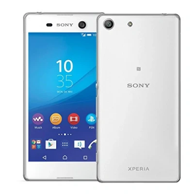 Abbildung von Verco Handyhülle für Sony M5 Case, Handy Cover Xperia Hülle Transparent Dünn Klar Silikon, durchsichtig