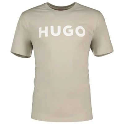 Abbildung von HUGO Dulivio Tshirt print, Herren, Größe: Large, Grey