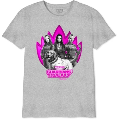 Abbildung von Marvel Mädchen Gigugamts153 T Shirt, Grau meliert, 10 Jahre