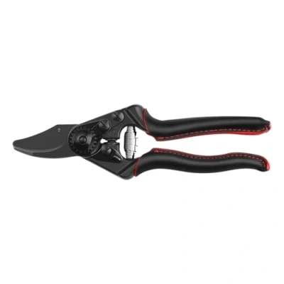 Abbildung von FELCO 6 Premium SE Gartenschere Einhand Gartenschneider mit geschmiedeten Aluminiumgriffen, für präzise Schnitte bis 20 mm Durchmesser, ergonomisch und langlebig.