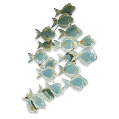 Abbildung von Mirabeau Wanddekoobjekt Wandornament Pesce graublau