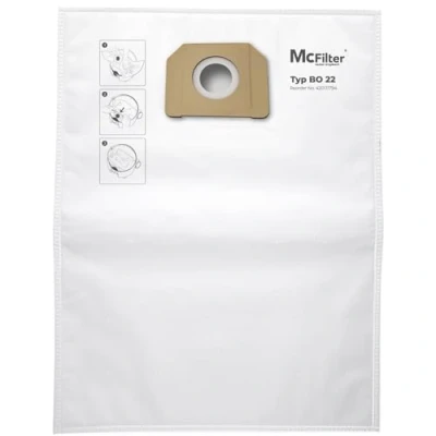 Abbildung von McFilter 5 Staubsaugerbeutel aus Mikrovlies Kompatibel Mit Bosch GAS35 L AFC, M AFC und SFC+ Alternative für 2607432037 Extra Reißfest Neue Qualität