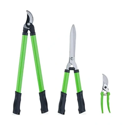 Abbildung von relaxdays Gartenschere 3 teiliges Gartenscheren Set