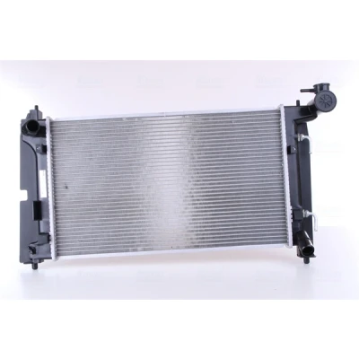 Abbildung von NISSENS 646321 Kühler, Motorkühlung Aluminium 600 353 16 Kühlrippen gelötet TOYOTA: Corolla IX Kombi, Verso, Schrägheck