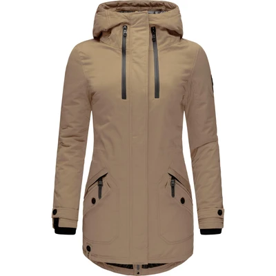 Abbildung von Navahoo Avrille II Wintermantel, Damen, Größe: XS, Taupe grey