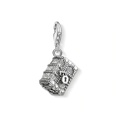 Abbildung von Thomas SABO Schatztruhe Anhänger, Damen, Größe: One Size, Silver/turquoise/white