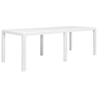 Abbildung von vidaXL Gartentisch Kunststoff Rattan Optik Tisch Balkontisch Terassentisch