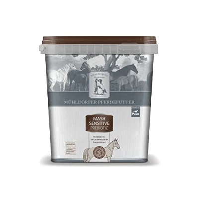 Abbildung von Mühldorfer Mash Sensitive Prebiotic 3 kg Pferdefutter für magere, schwerfuttrige Pferde Getreidestärkereduziert