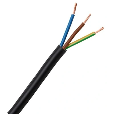 Abbildung von Kopp 152305846 Slangekabel H03VV F 3 x 0.75 mm² Sort 5 m