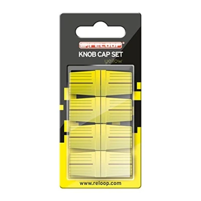 Abbildung von Reloop KNOB CAP Set YELLOW 8 Caps, Gummierung für mehr Grip, kompatibel mit vielen DJ Mixern und Controllern, gelb