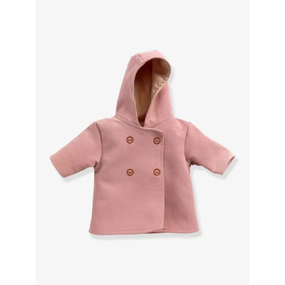 Abbildung von DJECO Puppenkleidung POMEA Mantel mit Kapuze für Puppen der Größe 30 34 cm