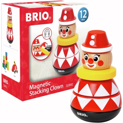 Abbildung von BRIO 30490 Magnetischer Stapelclown, Babyspielzeug